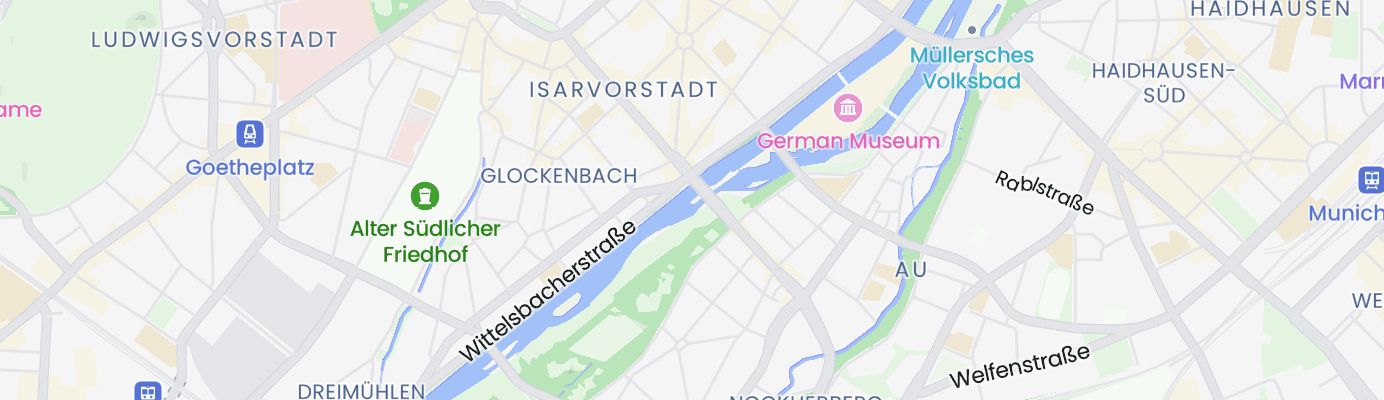 Karte mit dem ungefähren Standort