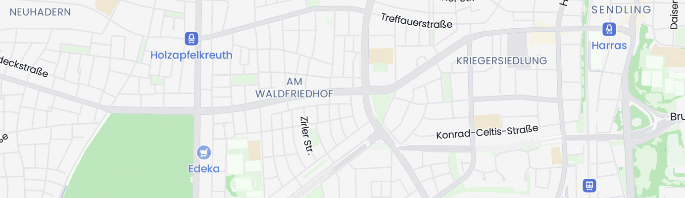 Karte mit dem ungefähren Standort