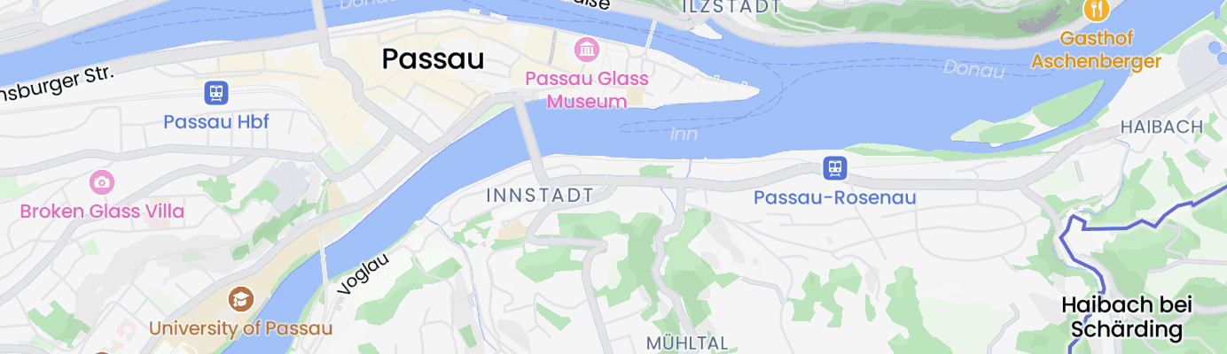 Karte mit dem ungefähren Standort