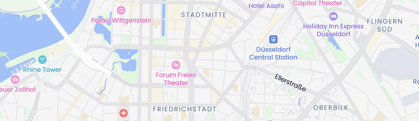 Karte mit dem ungefähren Standort