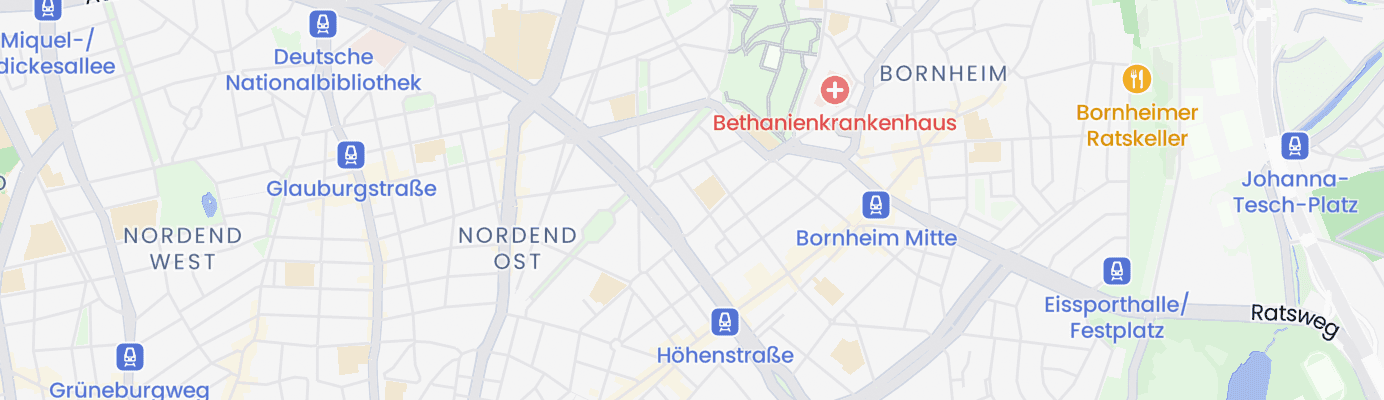 Karte mit dem ungefähren Standort