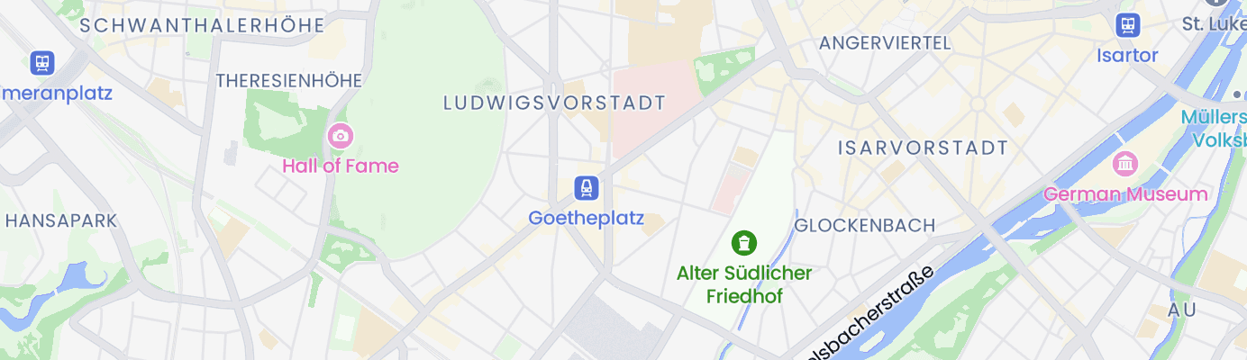 Karte mit dem ungefähren Standort