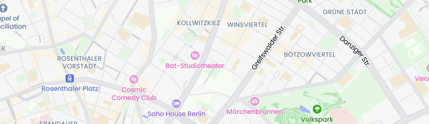 Karte mit dem ungefähren Standort