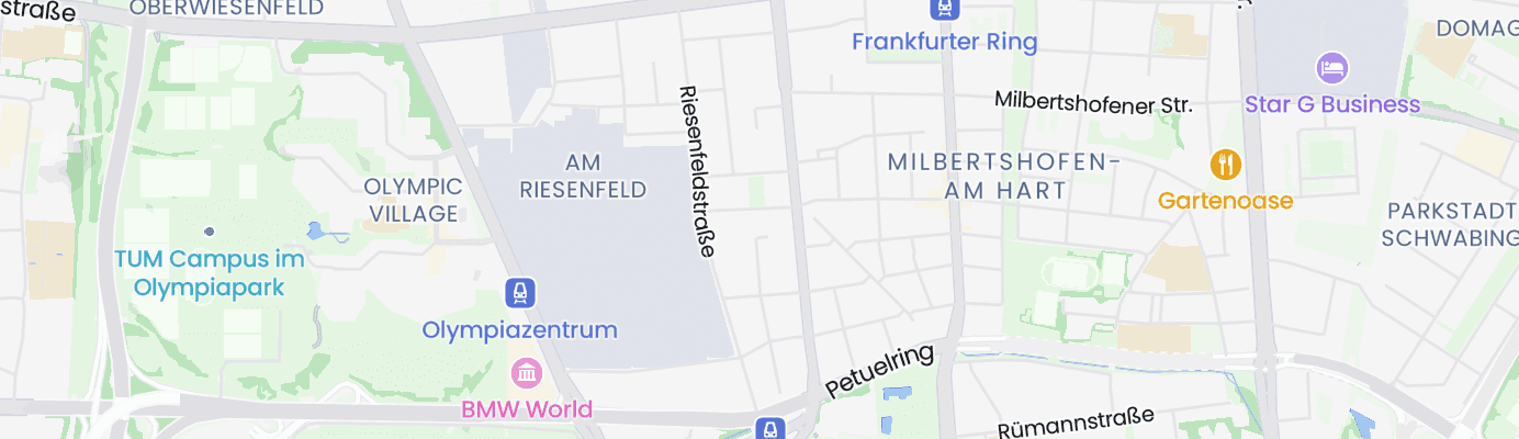 Karte mit dem ungefähren Standort