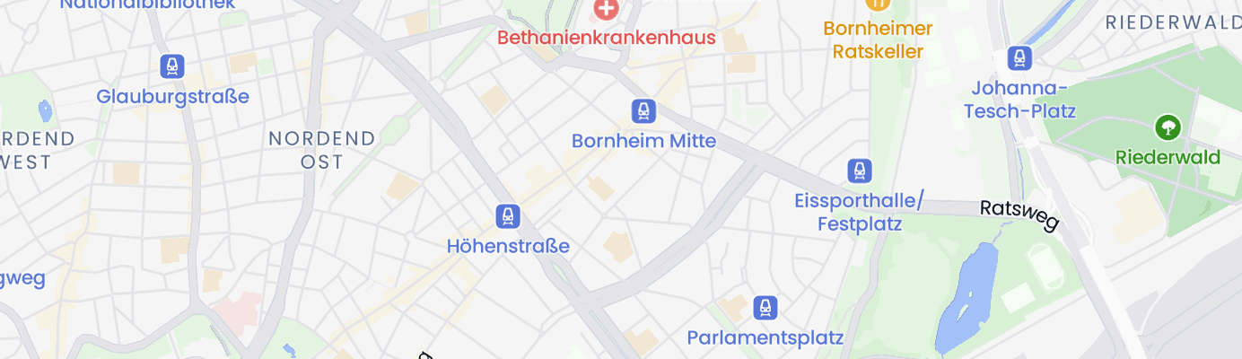 Karte mit dem ungefähren Standort