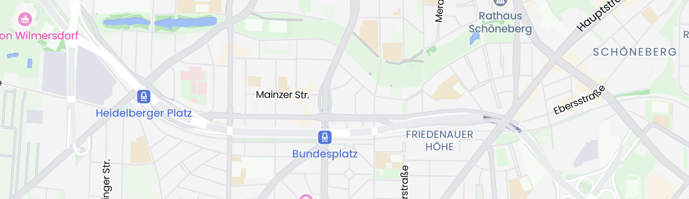Karte mit dem ungefähren Standort