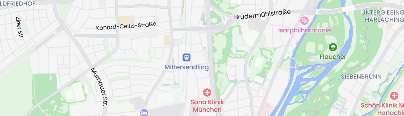Karte mit dem ungefähren Standort