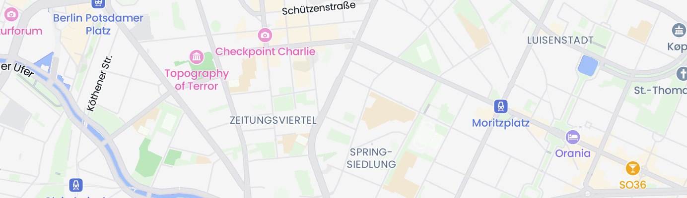 Karte mit dem ungefähren Standort