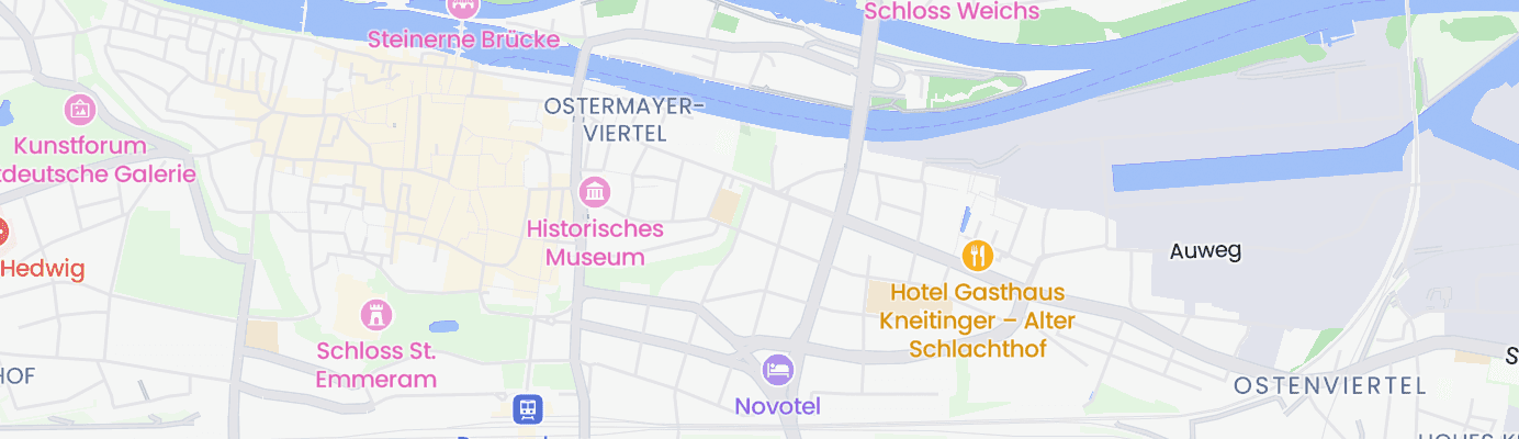 Karte mit dem ungefähren Standort
