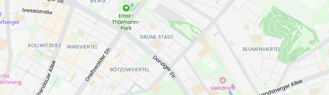 Karte mit dem ungefähren Standort