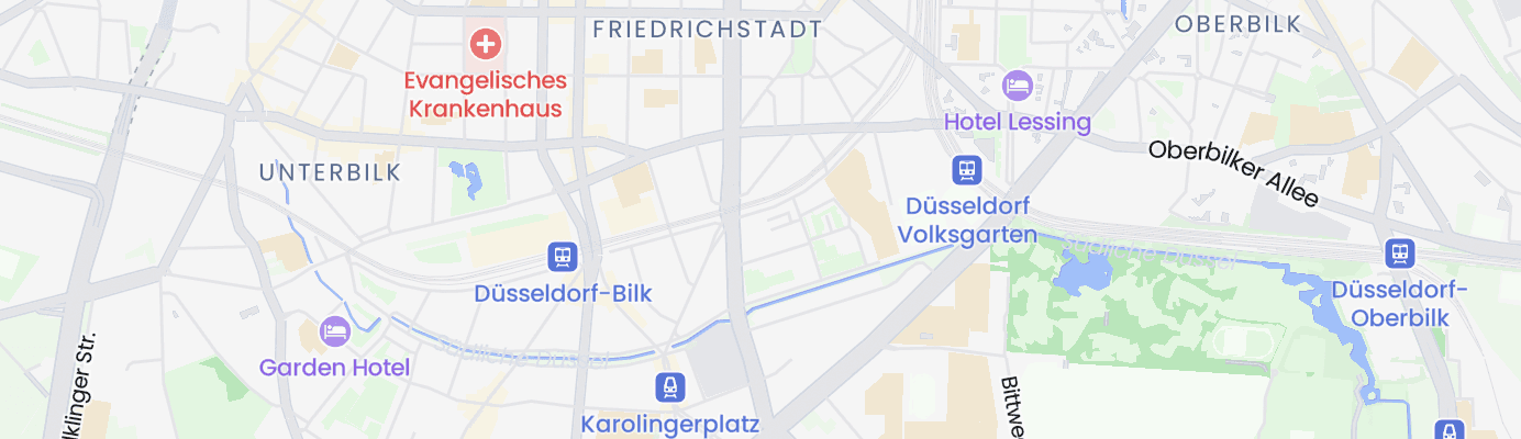 Karte mit dem ungefähren Standort
