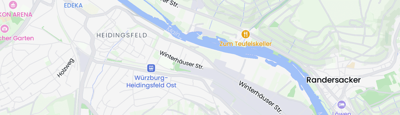 Karte mit dem ungefähren Standort