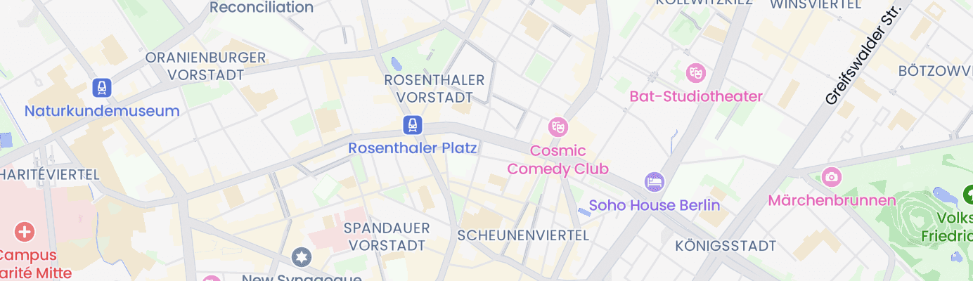 Karte mit dem ungefähren Standort