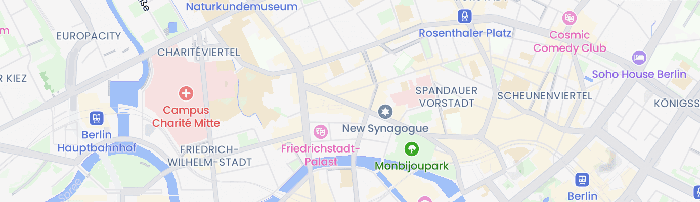 Karte mit dem ungefähren Standort