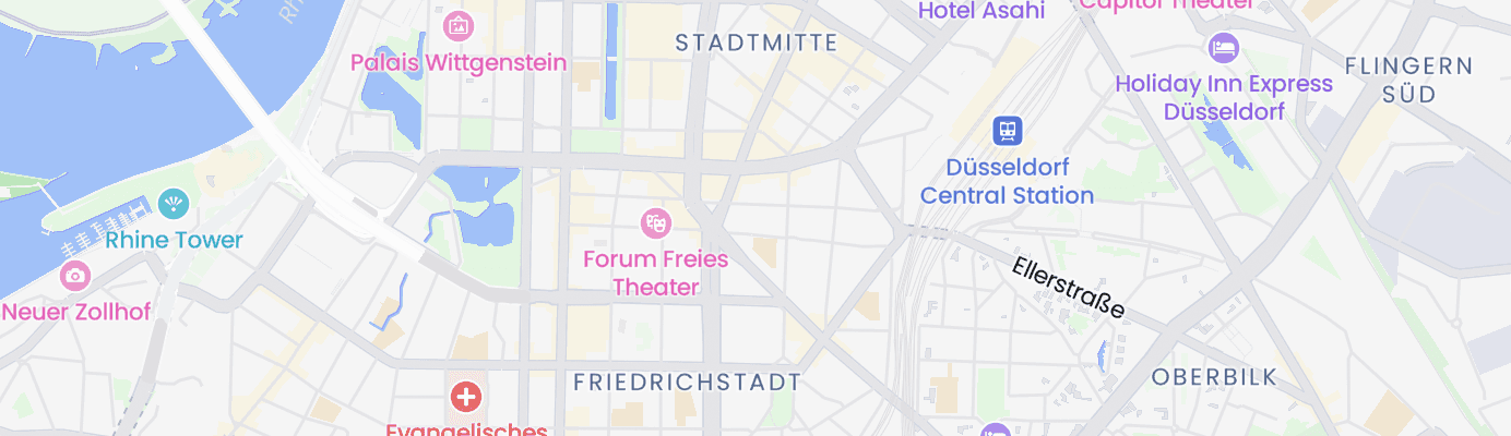 Karte mit dem ungefähren Standort