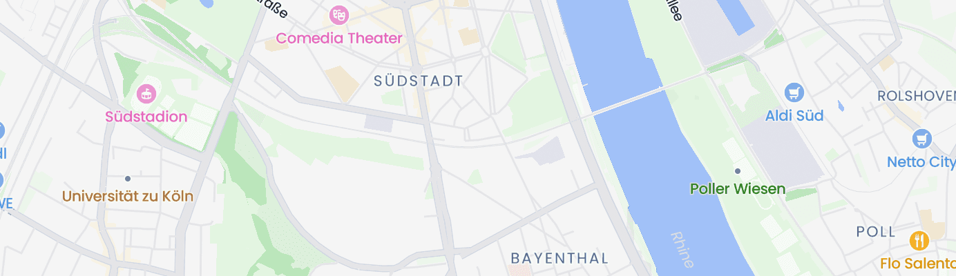 Karte mit dem ungefähren Standort