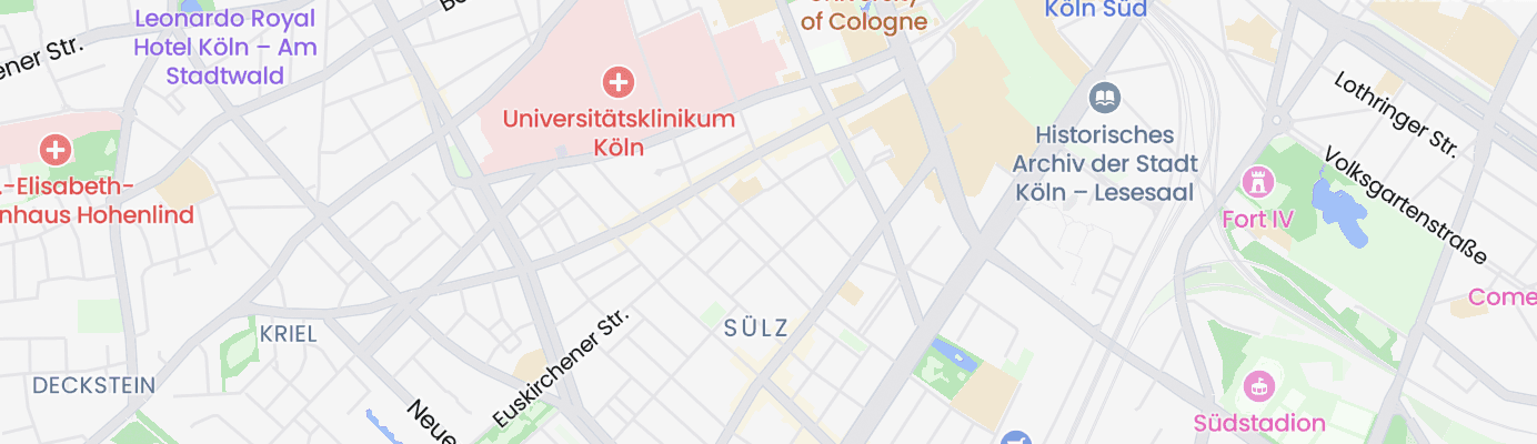 Karte mit dem ungefähren Standort