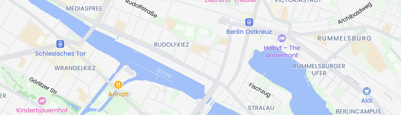 Karte mit dem ungefähren Standort