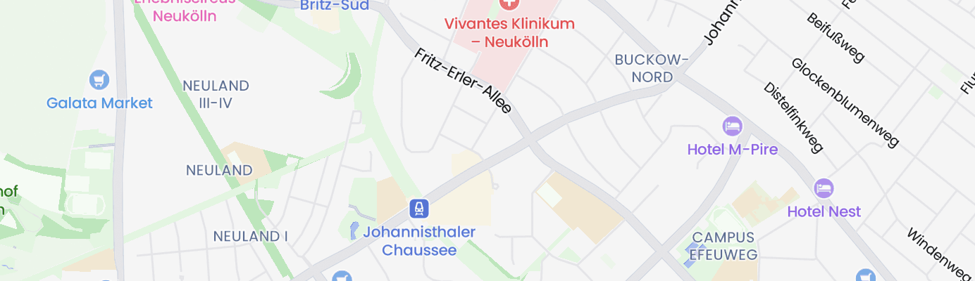 Karte mit dem ungefähren Standort