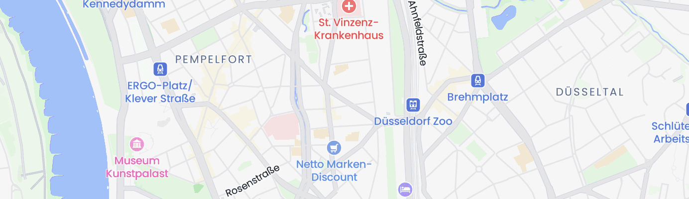 Karte mit dem ungefähren Standort
