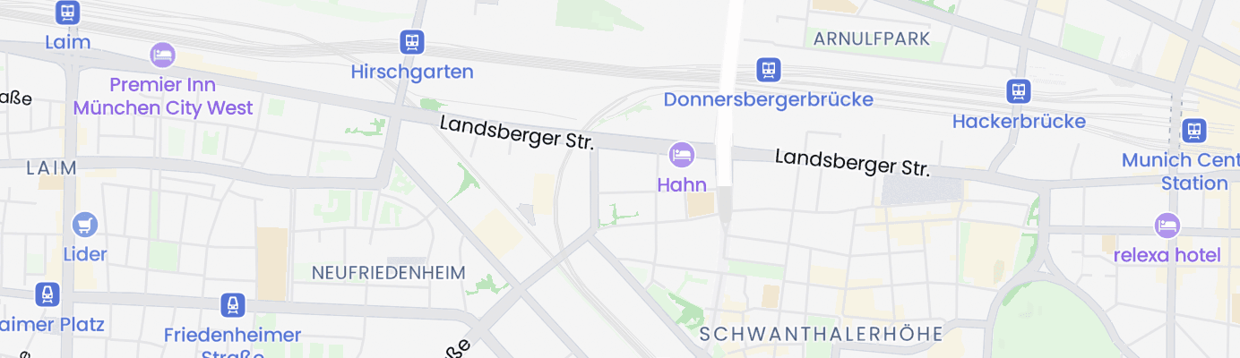Karte mit dem ungefähren Standort