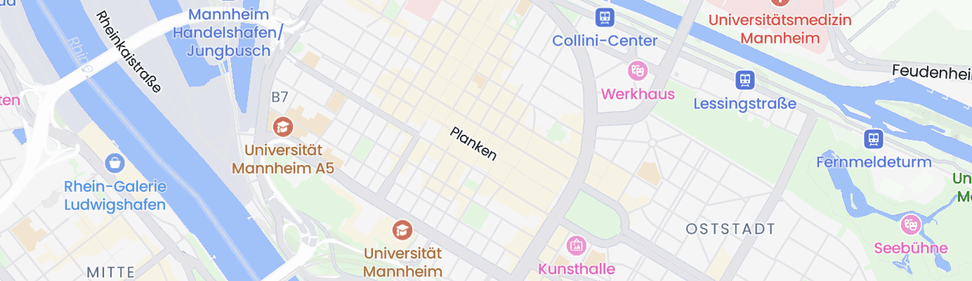 Karte mit dem ungefähren Standort