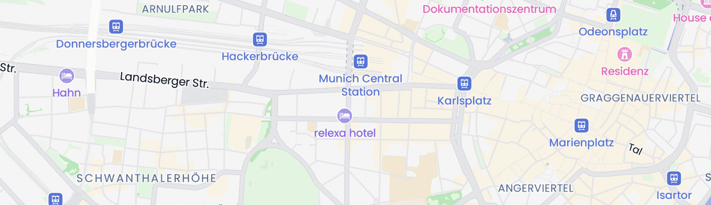 Karte mit dem ungefähren Standort