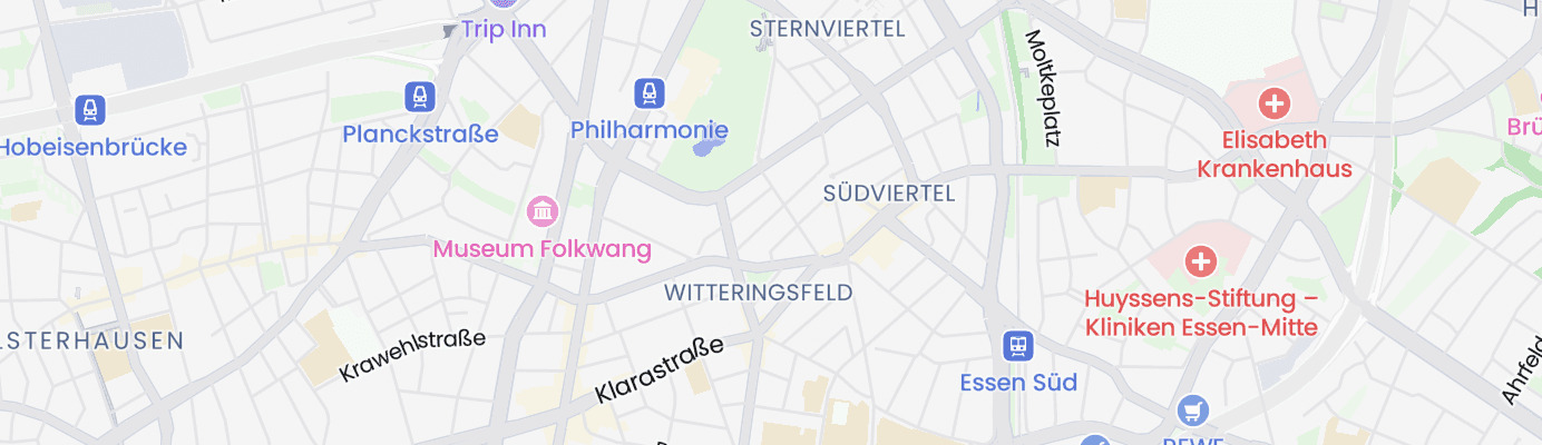 Karte mit dem ungefähren Standort