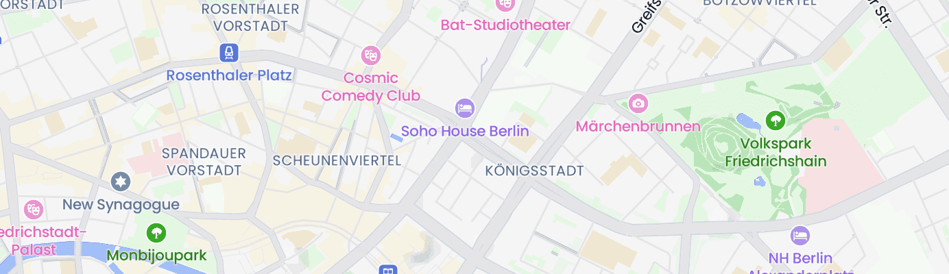 Karte mit dem ungefähren Standort