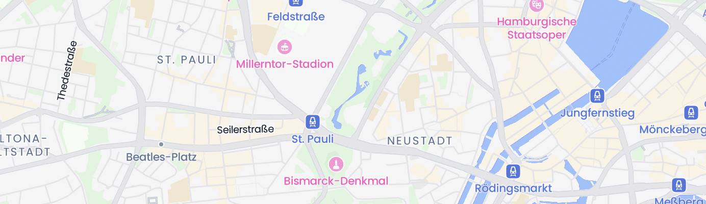 Karte mit dem ungefähren Standort