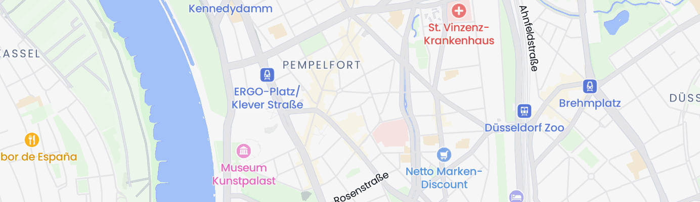 Karte mit dem ungefähren Standort