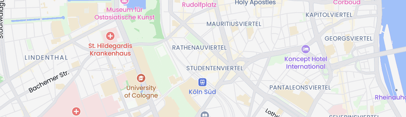Karte mit dem ungefähren Standort