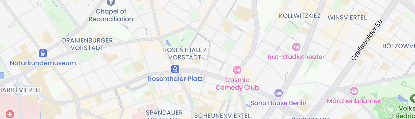Karte mit dem ungefähren Standort