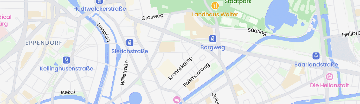 Karte mit dem ungefähren Standort