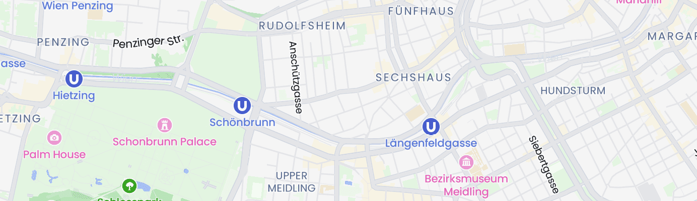 Karte mit dem ungefähren Standort