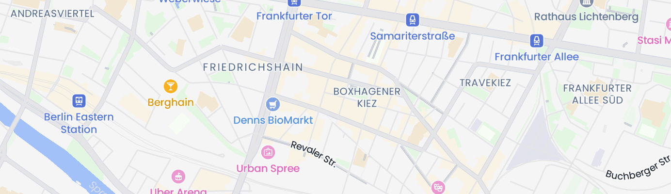 Karte mit dem ungefähren Standort