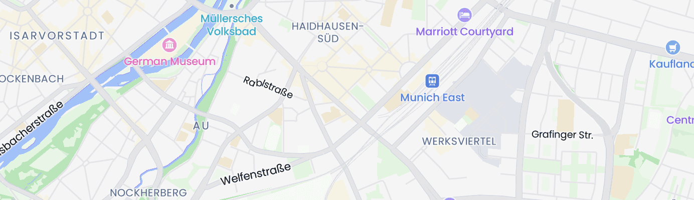 Karte mit dem ungefähren Standort
