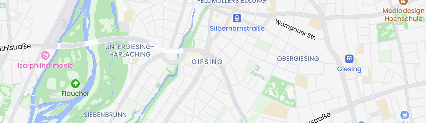 Karte mit dem ungefähren Standort