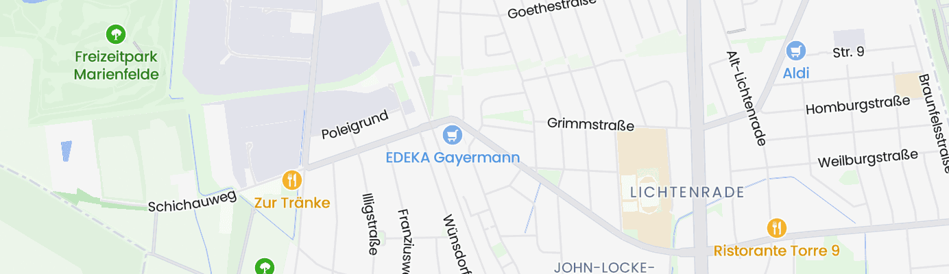 Karte mit dem ungefähren Standort