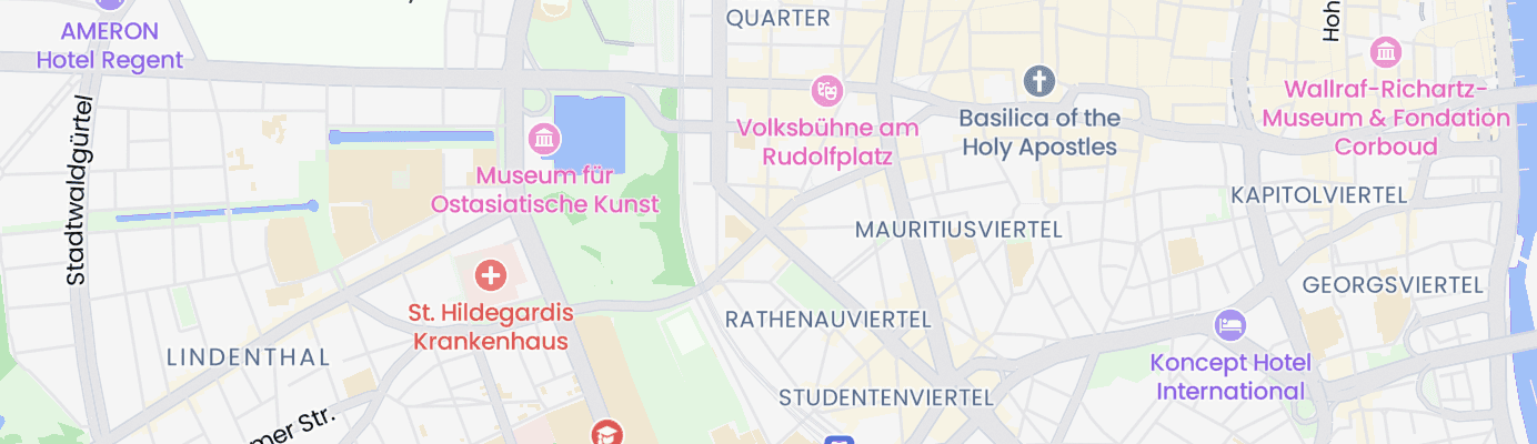 Karte mit dem ungefähren Standort