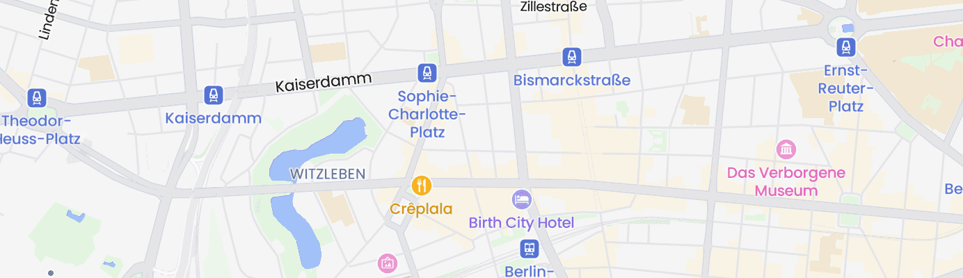 Karte mit dem ungefähren Standort