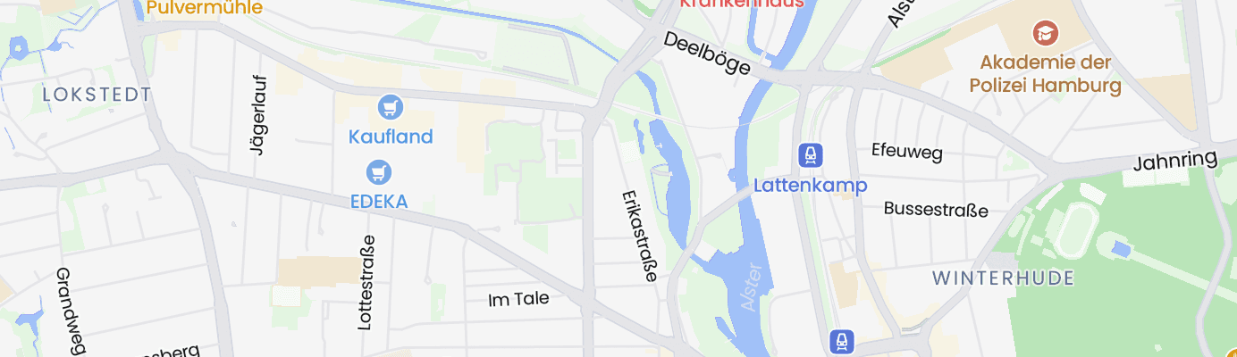 Karte mit dem ungefähren Standort