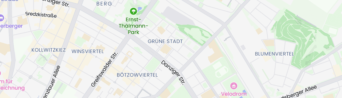 Karte mit dem ungefähren Standort