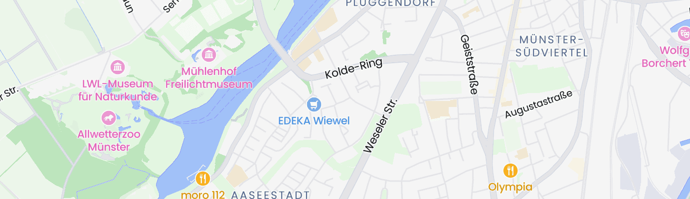 Karte mit dem ungefähren Standort