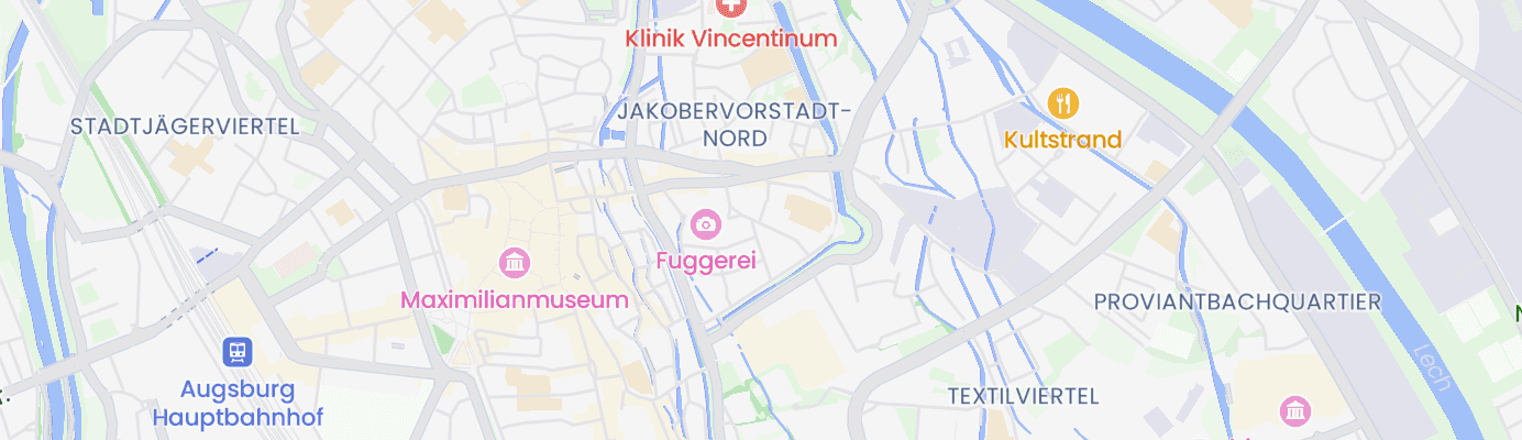 Karte mit dem ungefähren Standort