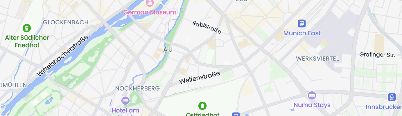 Karte mit dem ungefähren Standort