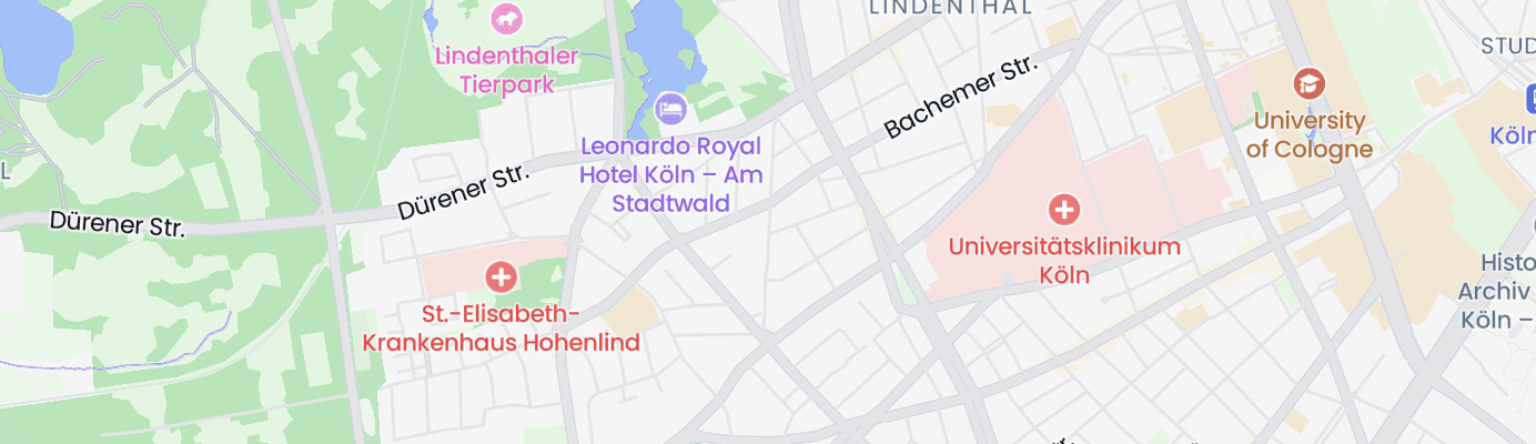Karte mit dem ungefähren Standort