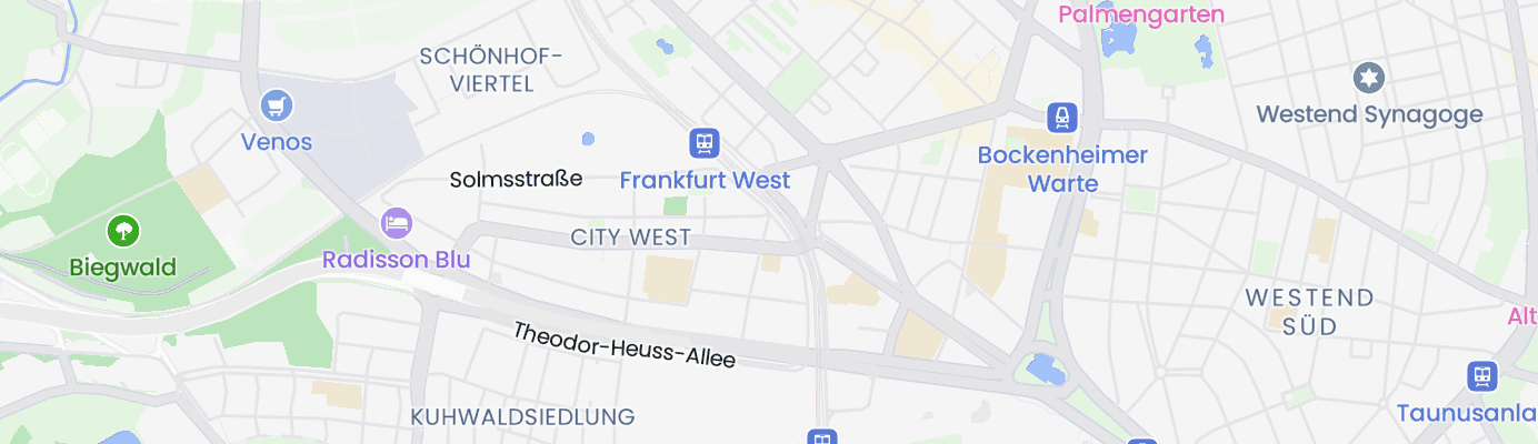 Karte mit dem ungefähren Standort
