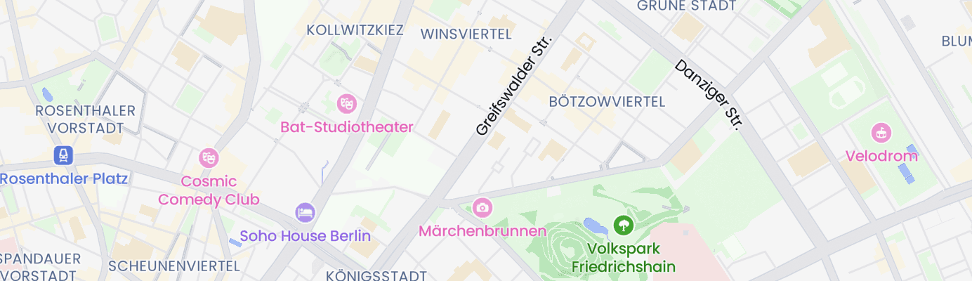 Karte mit dem ungefähren Standort