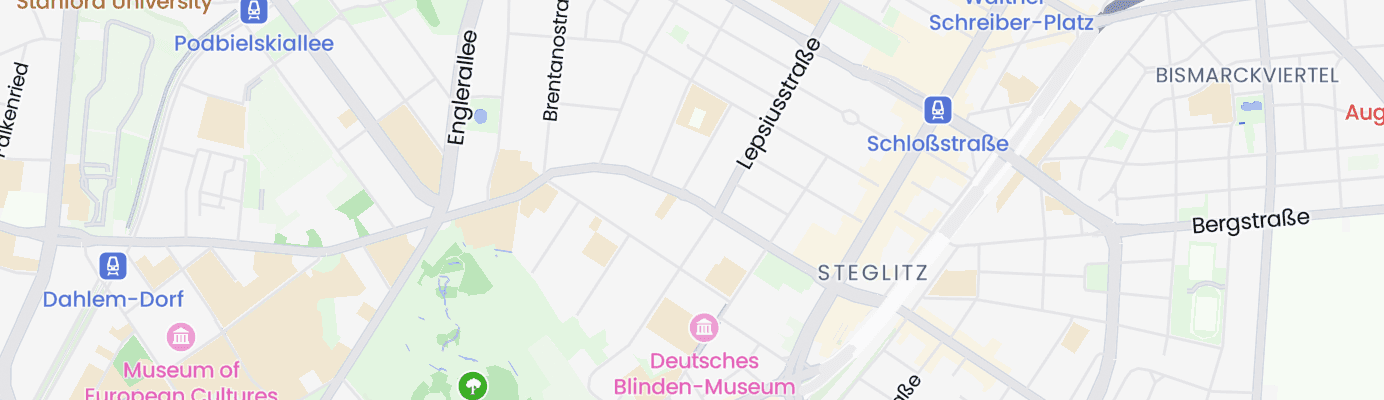 Karte mit dem ungefähren Standort